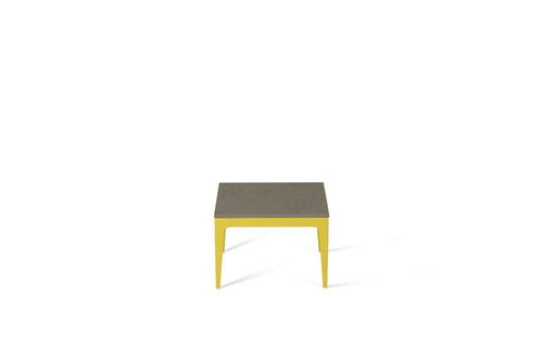 Ginger Cube Side Table Lemon Yellow