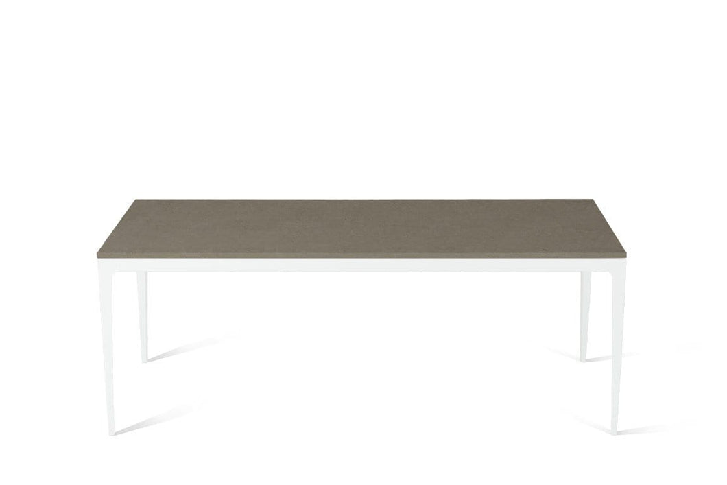 Ginger Long Dining Table Pearl White