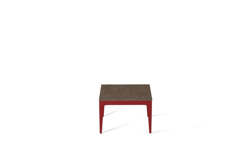 Wild Rice Cube Side Table Flame Red