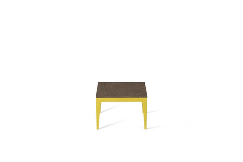 Wild Rice Cube Side Table Lemon Yellow
