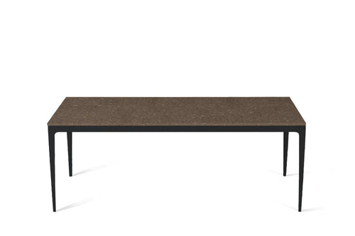 Wild Rice Long Dining Table Matte Black