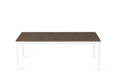 Wild Rice Long Dining Table Pearl White