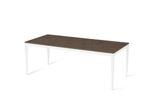 Wild Rice Long Dining Table Pearl White