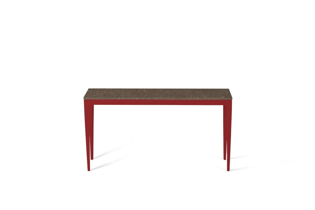 Wild Rice Slim Console Table Flame Red