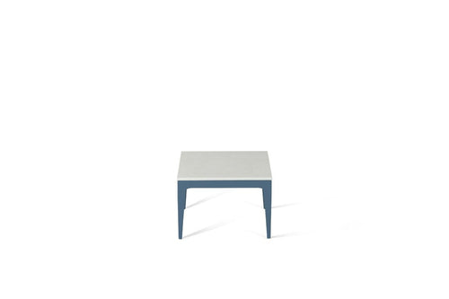 Organic White Cube Side Table Wedgewood