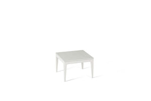 Organic White Cube Side Table Oyster