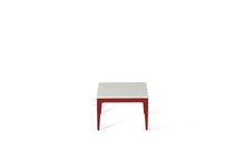 Load image into Gallery viewer, Organic White Cube Side Table Flame Red