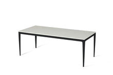 Load image into Gallery viewer, Organic White Long Dining Table Matte Black