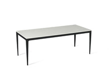 Load image into Gallery viewer, Organic White Long Dining Table Matte Black
