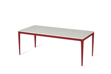 Load image into Gallery viewer, Organic White Long Dining Table Flame Red