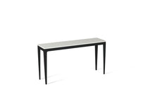 Load image into Gallery viewer, Organic White Slim Console Table Matte Black