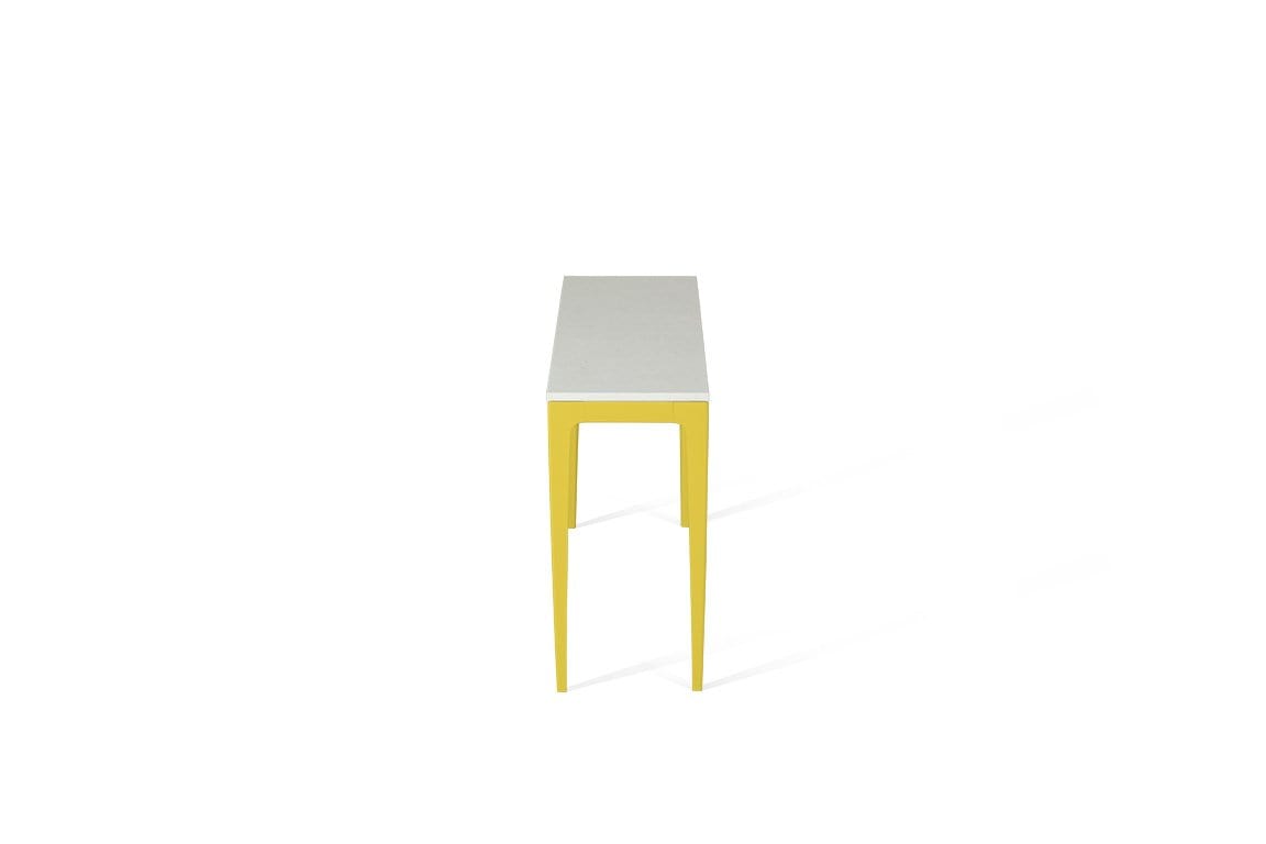 Yellow Console Organic White Slim Console Table Lemon Yellow – Urbi Furniture