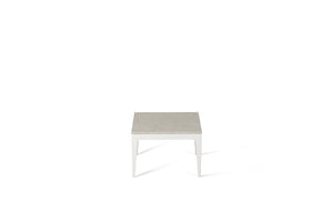 London Grey Cube Side Table Oyster