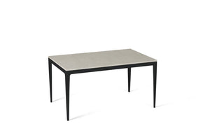 London Grey Standard Dining Table Matte Black