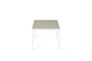 London Grey Standard Dining Table Pearl White