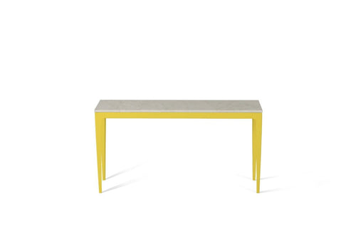 London Grey Slim Console Table Lemon Yellow