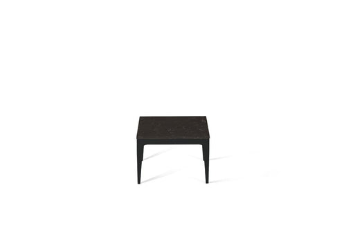 Piatra Grey Cube Side Table Matte Black