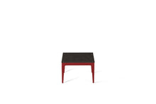 Load image into Gallery viewer, Piatra Grey Cube Side Table Flame Red