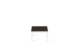 Piatra Grey Cube Side Table Pearl White