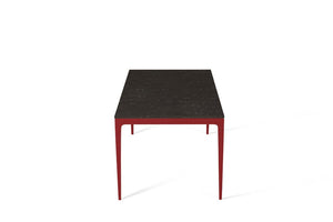 Piatra Grey Long Dining Table Flame Red