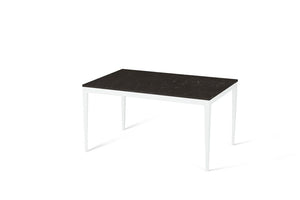 Piatra Grey Standard Dining Table Pearl White