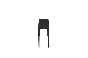 Piatra Grey Slim Console Table Matte Black