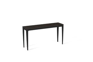 Piatra Grey Slim Console Table Matte Black