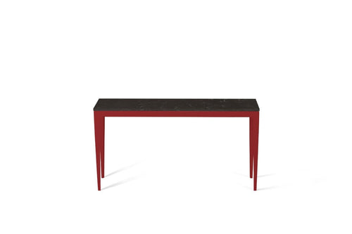 Piatra Grey Slim Console Table Flame Red