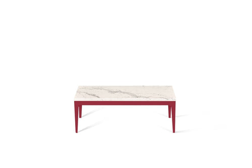 Statuario Maximus Coffee Table Flame Red