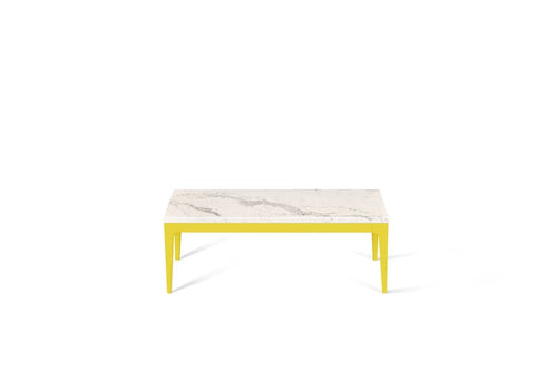 Statuario Maximus Coffee Table Lemon Yellow
