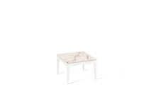 Load image into Gallery viewer, Statuario Maximus Cube Side Table Pearl White