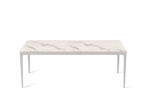 Statuario Maximus Long Dining Table Oyster