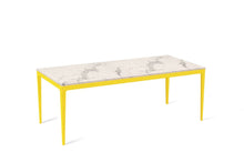 Load image into Gallery viewer, Statuario Maximus Long Dining Table Lemon Yellow