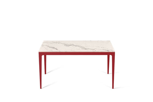 Statuario Maximus Standard Dining Table Flame Red