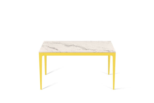 Statuario Maximus Standard Dining Table Lemon Yellow