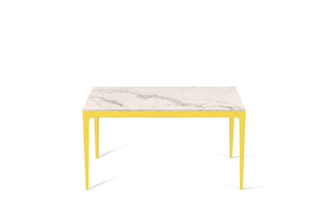 Statuario Maximus Standard Dining Table Lemon Yellow