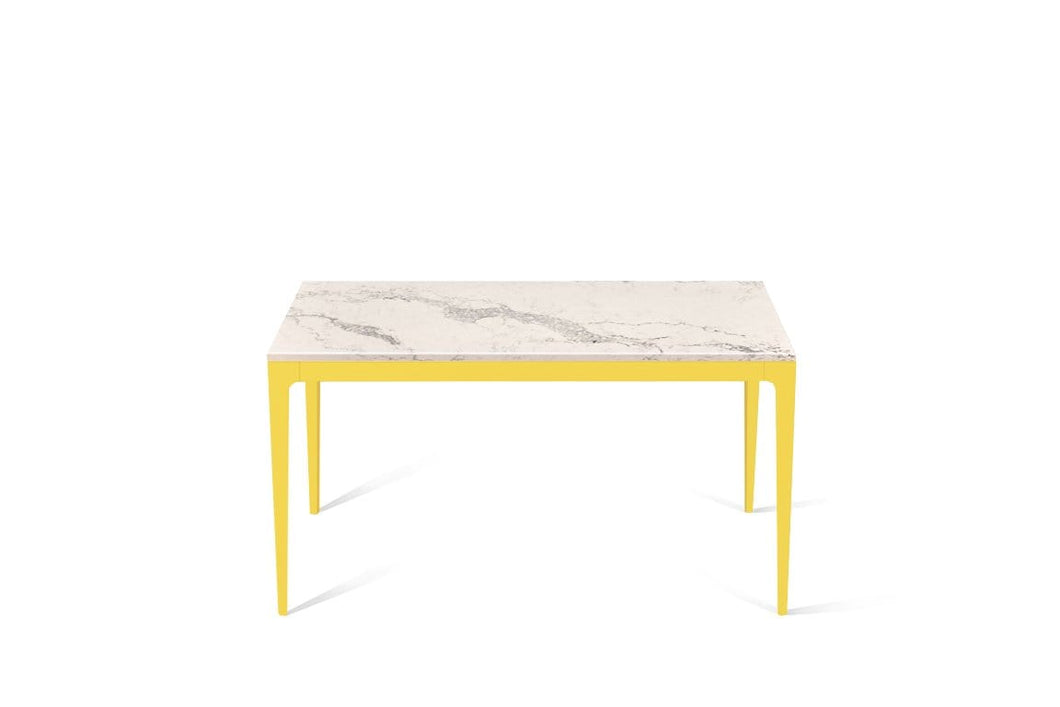 Statuario Maximus Standard Dining Table Lemon Yellow