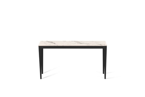 Statuario Maximus Slim Console Table Matte Black