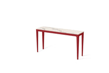 Load image into Gallery viewer, Statuario Maximus Slim Console Table Flame Red