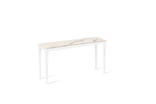 Load image into Gallery viewer, Statuario Maximus Slim Console Table Pearl White