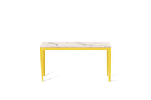 Load image into Gallery viewer, Statuario Maximus Slim Console Table Lemon Yellow