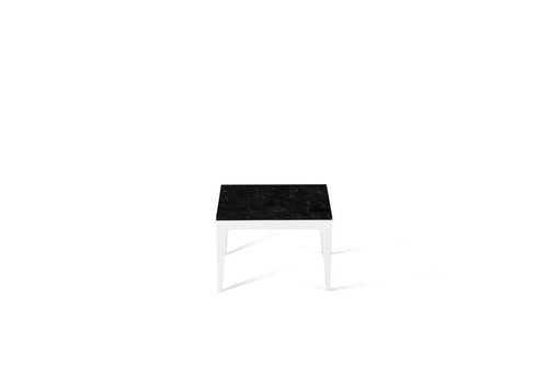 Vanilla Noir Cube Side Table Pearl White