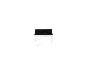 Vanilla Noir Cube Side Table Pearl White