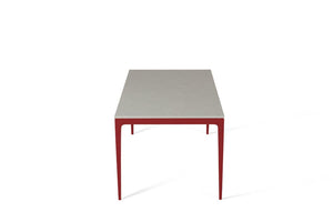 Alpine Mist Long Dining Table Flame Red