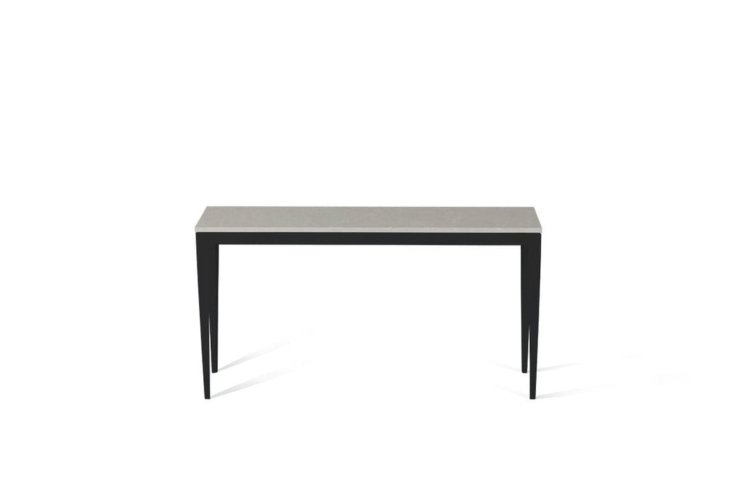 Alpine Mist Slim Console Table Matte Black