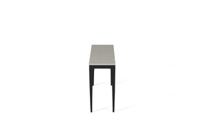 Alpine Mist Slim Console Table Matte Black