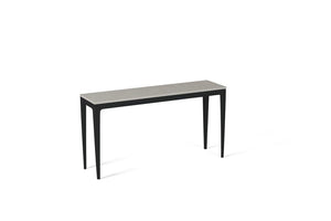 Alpine Mist Slim Console Table Matte Black