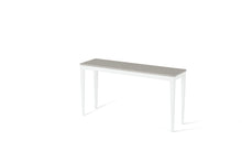 Load image into Gallery viewer, Alpine Mist Slim Console Table Pearl White