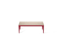 Load image into Gallery viewer, Cosmopolitan White Coffee Table Flame Red