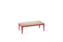 Load image into Gallery viewer, Cosmopolitan White Coffee Table Flame Red